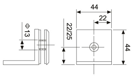 Glass clamp